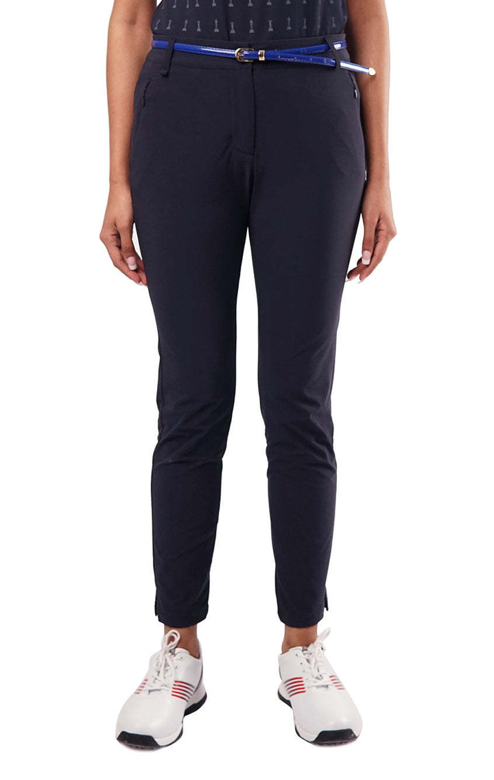 Ladies Active Stretch Ankle Golf Pant DARK BLUE - Tigerline Golf