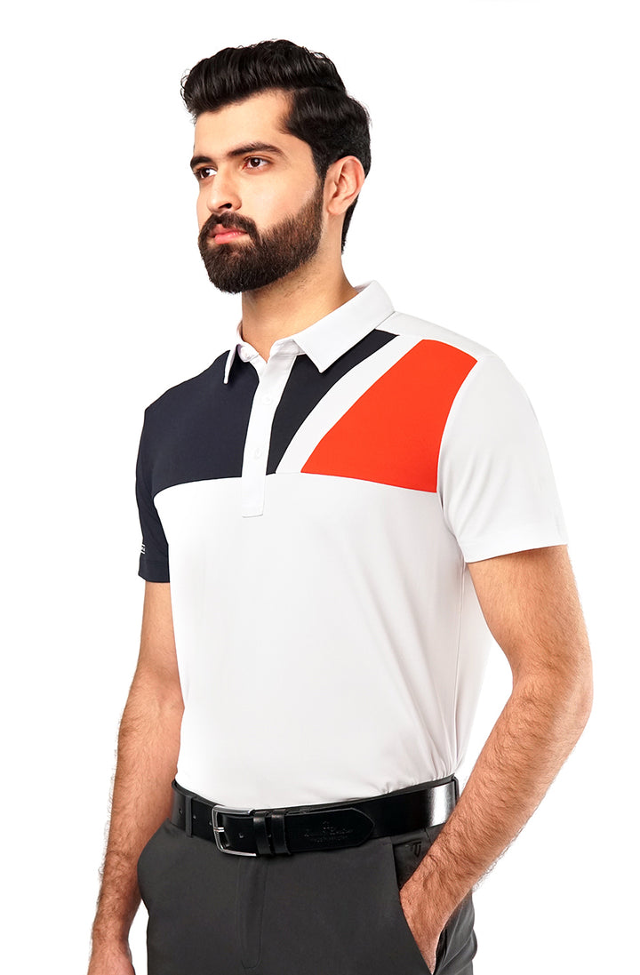 Tigerline Golf Preston Polo T-Shirt RED - Tigerline Golf