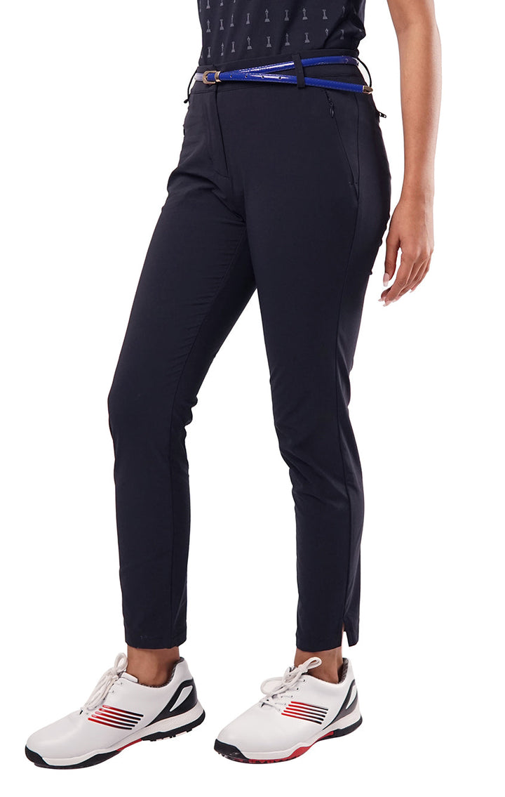 Ladies Active Stretch Ankle Golf Pant DARK BLUE - Tigerline Golf