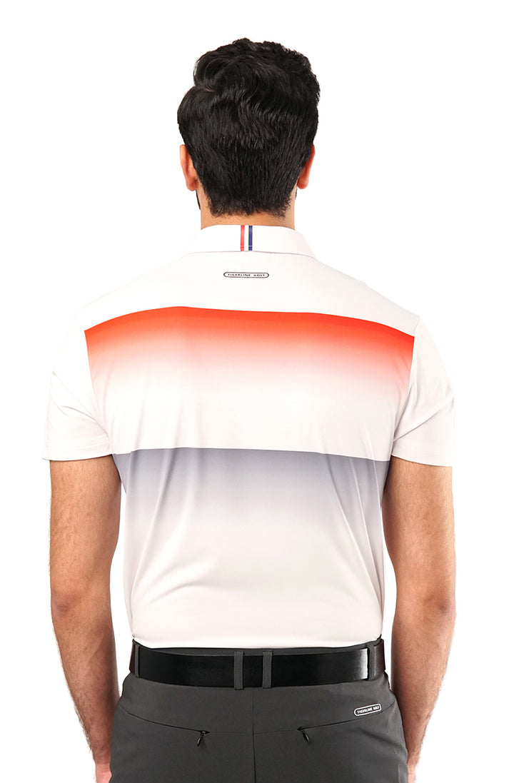 Tigerline Golf Performance Blend Polo T-Shirt WHITE - Tigerline Golf