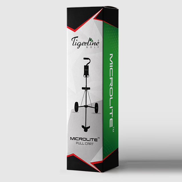 Microlite Pull Cart Green - Tigerline Golf