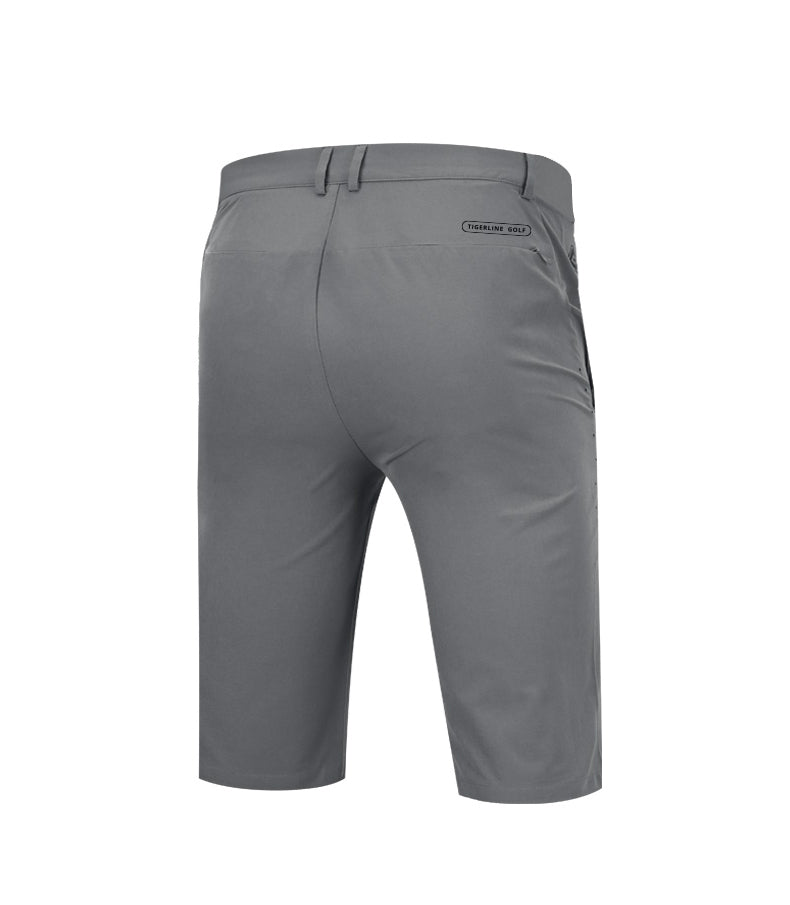 Men's Classic Fit Golf Shorts GRAY - Tigerline Golf