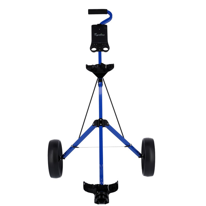 Microlite Pull Cart Blue - Tigerline Golf