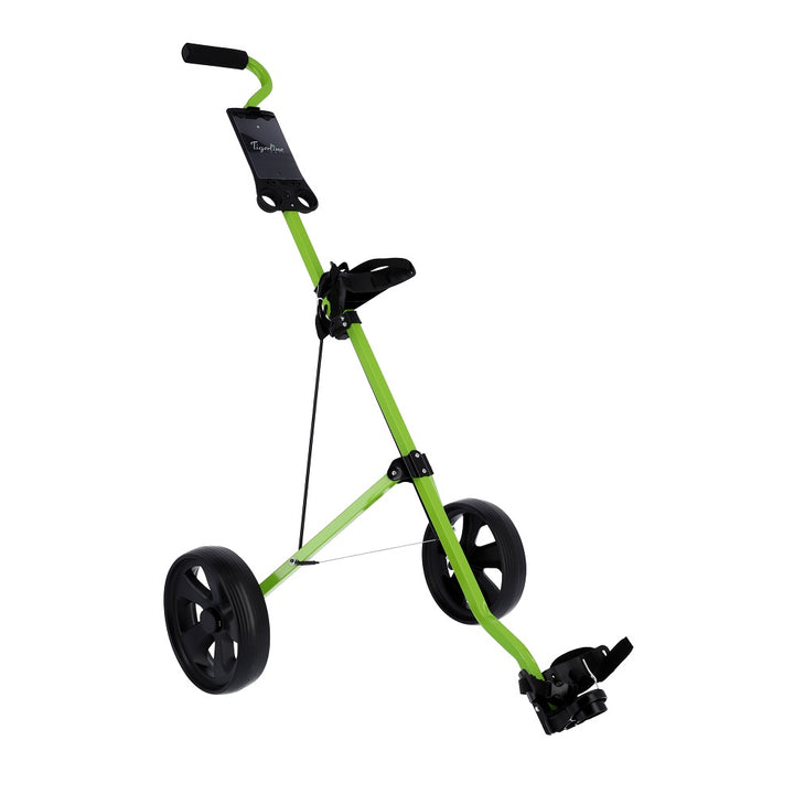 Microlite Pull Cart Green - Tigerline Golf