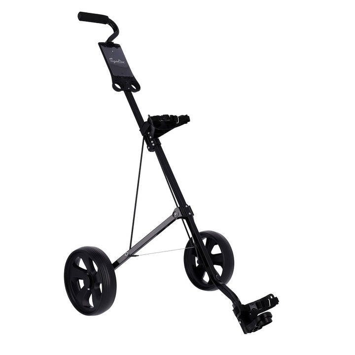 Microlite Pull Cart Black - Tigerline Golf