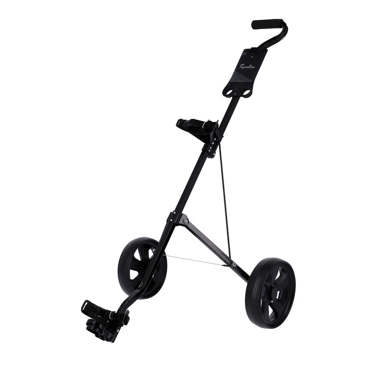 Microlite Pull Cart Black - Tigerline Golf