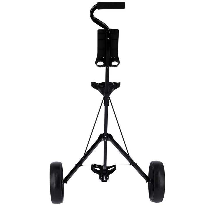 Microlite Pull Cart Black - Tigerline Golf