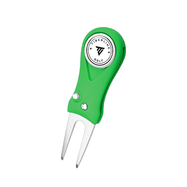 Divot Repair Tool - Black - Tigerline Golf