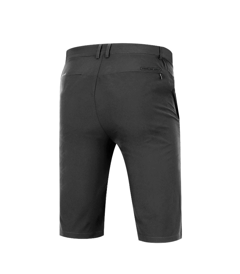 Men's Classic Fit Golf Shorts MERCURY BLACK - Tigerline Golf