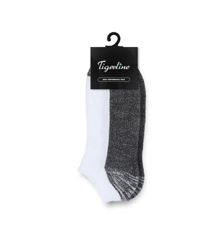 Tour Athletic Low Cut Ankle Socks White - Tigerline Golf