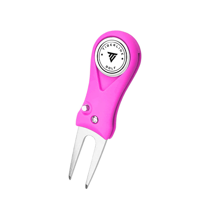 Divot Repair Tool - Black - Tigerline Golf