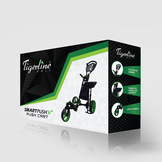 SmartPush Push Cart - Tigerline Golf