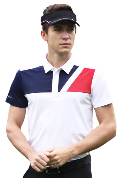 Tigerline Golf Preston Polo T-Shirt RED - Tigerline Golf