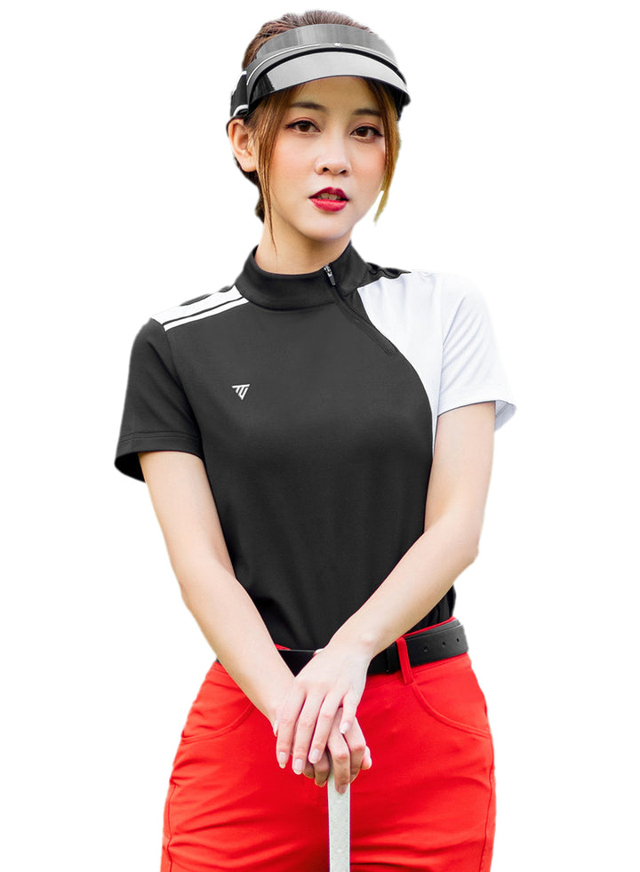 Tigerline Golf Mandarin Polo T-Shirt - Tigerline Golf