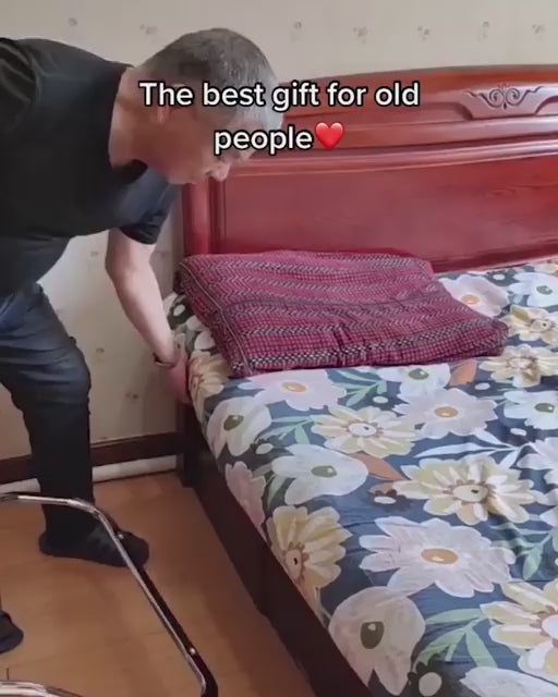 Bed Support Rail with Padded Hand Bar & Adjustable Height