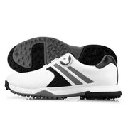 Tigerline Golf Fusion V2 Autolacing Spikeless Golf Shoes GRAY-WHITE - Tigerline Golf