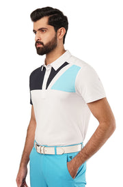 Tigerline Golf Preston Polo T-Shirt TURQUOISE - Tigerline Golf