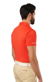 Tigerline Golf Victory Stripe Polo T-Shirt RED - Tigerline Golf