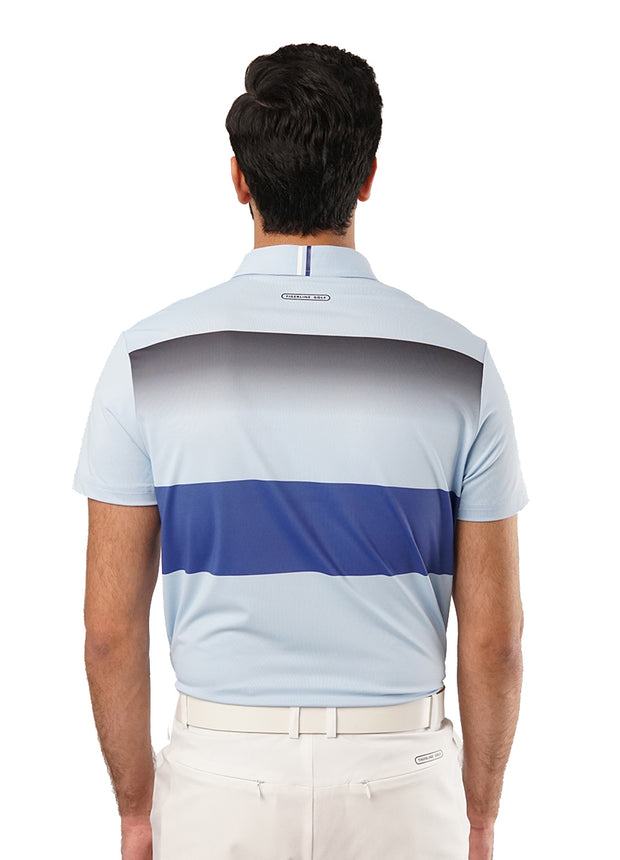 Tigerline Golf Performance Blend Polo T-Shirt BLUE - Tigerline Golf
