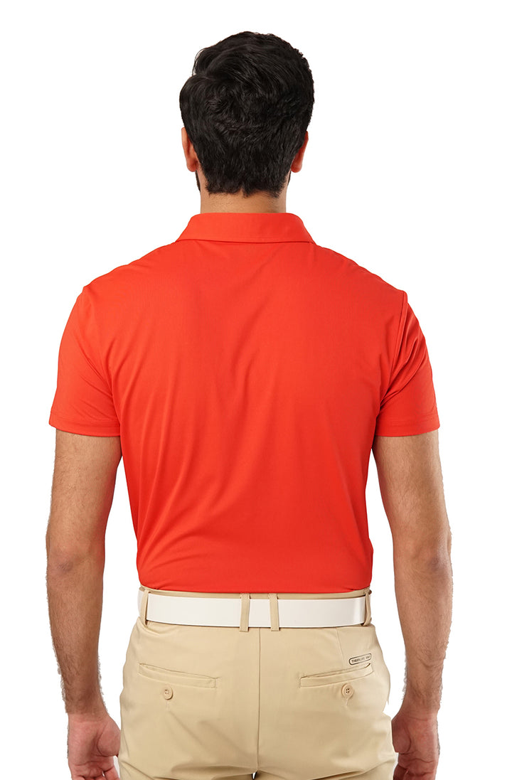 Tigerline Golf Victory Stripe Polo T-Shirt RED - Tigerline Golf