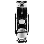 Precision X Carbon Edition Midsize Staff Cart Bag Black-White - Tigerline Golf