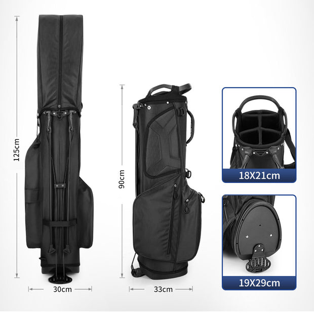 Tigerline Golf Hyper Lite Stand Bag BLACK - Tigerline Golf