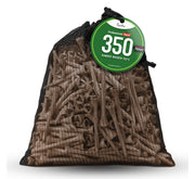 [VALUE PACK] 70mm Bamboo Wood Tees - 350 tees pack - Tigerline Golf