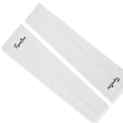 New & Improved High Compression Arm Sleeves Pair White - Tigerline Golf