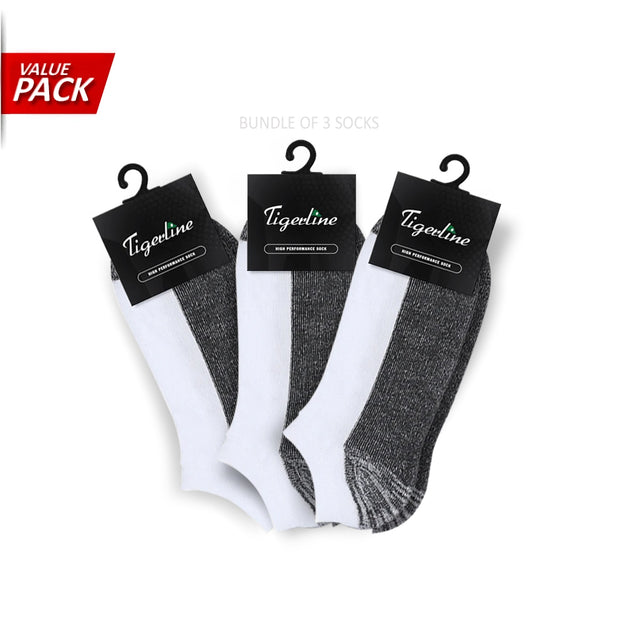 [Value Pack] Tour Athletic Low Cut Ankle Socks - Tigerline Golf